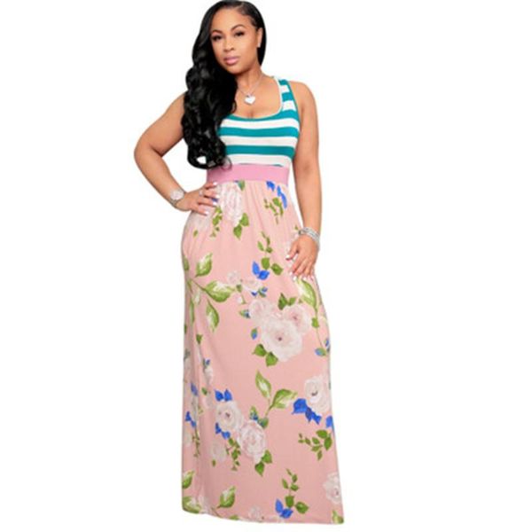 women panelled printed dress summer fashion trend casual round neck vest suspender dress designer female loose floral print dress, Black;gray
women panelled printed dress summer fashion trend casual round neck vest suspender dress designer female loose floral print dress, Black;gray