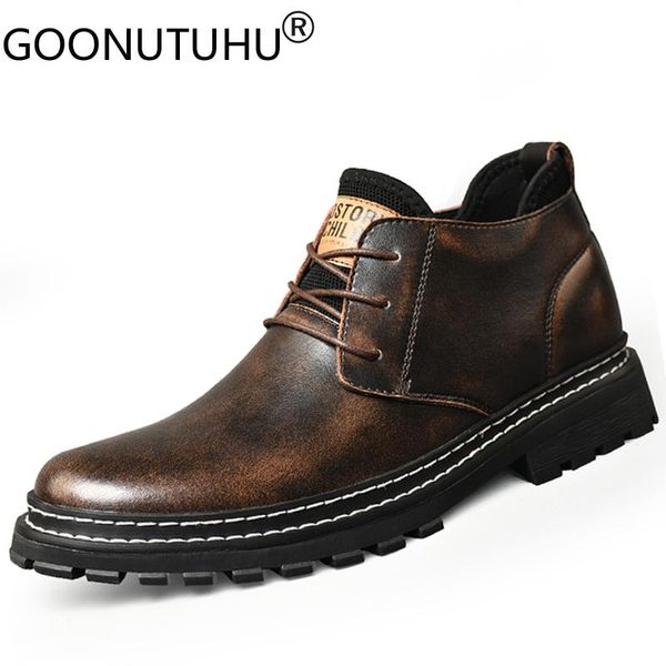 2020 new autumn fashion men's ankle boots casual genuine leather shoes male boot man work shoe motorcycle boots for men, Black
2020 new autumn fashion men's ankle boots casual genuine leather shoes male boot man work shoe motorcycle boots for men, Black