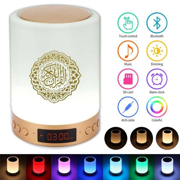 clock quran speaker wireless bluetooth speaker quran colorful led light lamp koran reciter muslim with remote control
clock quran speaker wireless bluetooth speaker quran colorful led light lamp koran reciter muslim with remote control