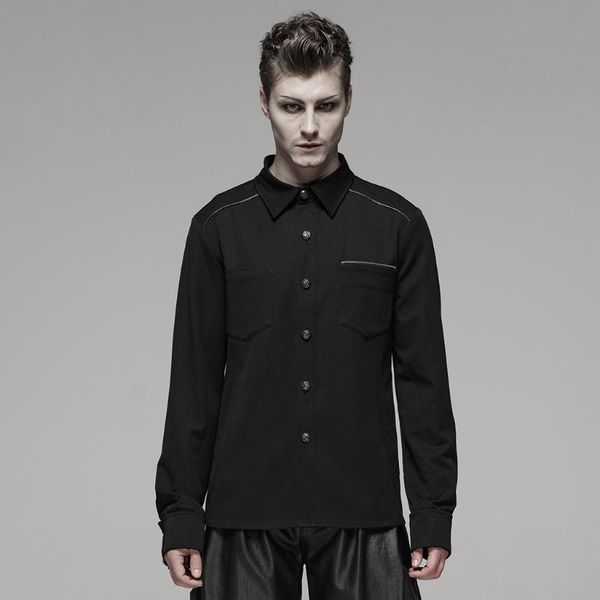 punk rave mens punk light zipper shirt cotton black long sleeve casual streetwear party personality long sleeves men shirt, White;black
punk rave mens punk light zipper shirt cotton black long sleeve casual streetwear party personality long sleeves men shirt, White;black