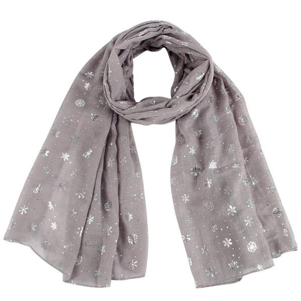scarves women's gold foil snowflake printed shawl wrap hijab scarf female ladies clothing accessories, Blue;gray
scarves women's gold foil snowflake printed shawl wrap hijab scarf female ladies clothing accessories, Blue;gray