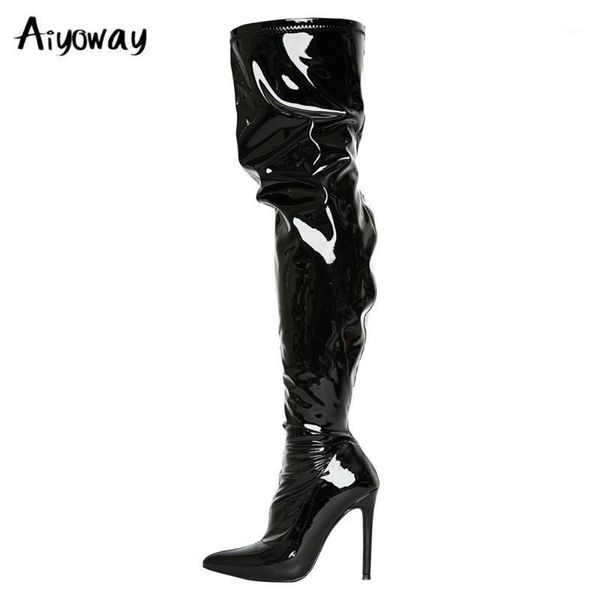 boots aiyoway arrival fashion patent leather over knee women thin high heel black pointed toe zip thigh long boot1
boots aiyoway arrival fashion patent leather over knee women thin high heel black pointed toe zip thigh long boot1