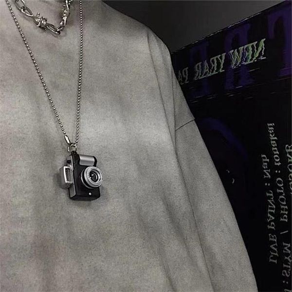 hip hop flash camera necklace stainless steel necklaces for women and men camera pendant necklaces cool girl and boy jewelry, Silver
hip hop flash camera necklace stainless steel necklaces for women and men camera pendant necklaces cool girl and boy jewelry, Silver
