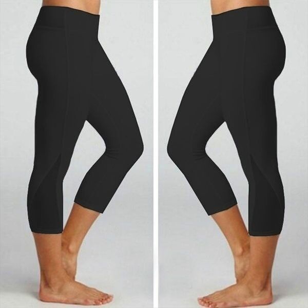 fashion women legins high waist fitness pants women fitness leggings casual solid sports pants mid calf pants legging femme 50*, Black
fashion women legins high waist fitness pants women fitness leggings casual solid sports pants mid calf pants legging femme 50*, Black