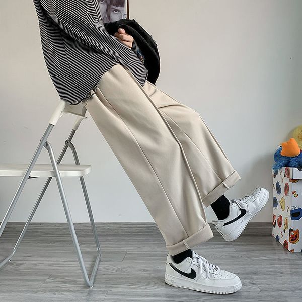 2021 new primavera e inverno novo fino slida selvagem linha reta largas soltas casuais masculinas petd, Black
2021 new primavera e inverno novo fino slida selvagem linha reta largas soltas casuais masculinas petd, Black