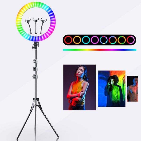 flash heads 45cm 18 inch rgb ring light tripod colorful selfie pography lighting with phone holder stand for youtube live led ringlights
flash heads 45cm 18 inch rgb ring light tripod colorful selfie pography lighting with phone holder stand for youtube live led ringlights