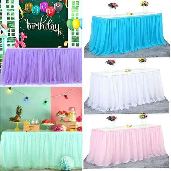table skirt wedding party tulle tutu tableware cloth baby birthday banquet home decor1
table skirt wedding party tulle tutu tableware cloth baby birthday banquet home decor1