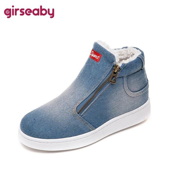 girseaby plus size 43 winter platform boots women boots super warm winter casual shoes women cowboy ankle for woman f329, Black
girseaby plus size 43 winter platform boots women boots super warm winter casual shoes women cowboy ankle for woman f329, Black