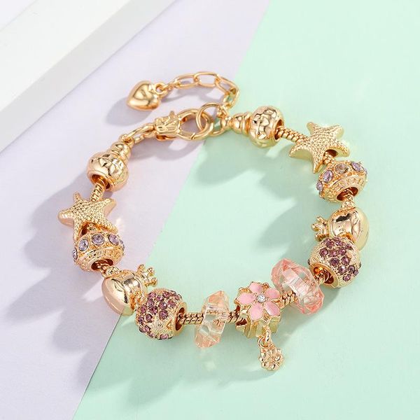 link, chain light purple rhinestone marine series diy beaded bracelet panjia style alloy bead, Black
link, chain light purple rhinestone marine series diy beaded bracelet panjia style alloy bead, Black