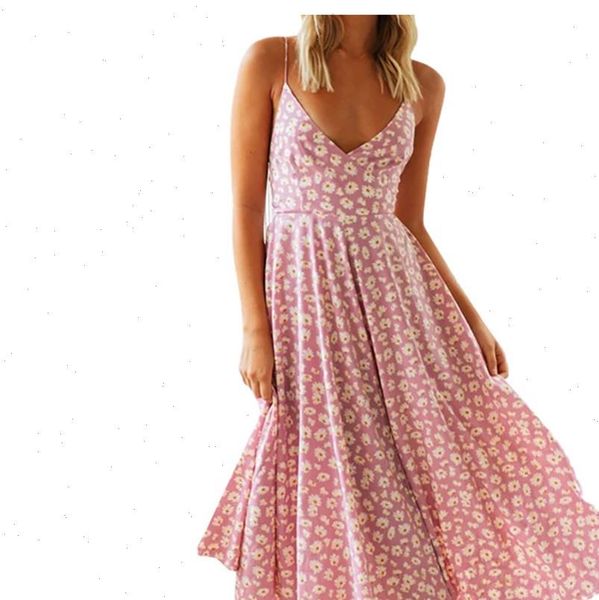 38 woman casual dress sleeveless floral print v neck dress split beach long dress popular fashion 2021, Black;gray
38 woman casual dress sleeveless floral print v neck dress split beach long dress popular fashion 2021, Black;gray
