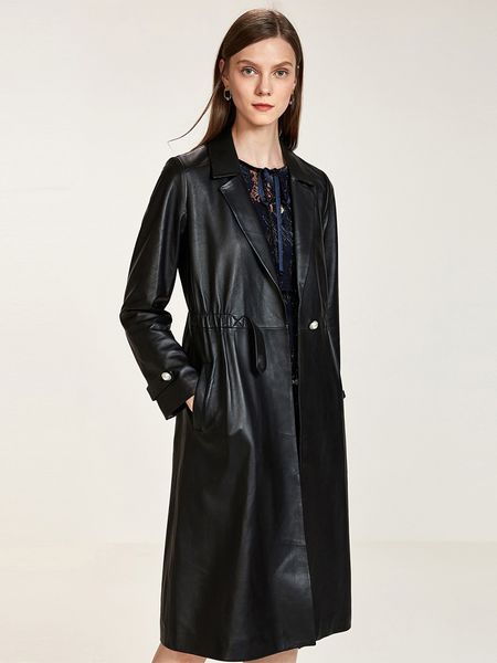 nerazzurri long black leather jacket women notched lapel collar elastic waist single button faux leather trench coat for women 201030
nerazzurri long black leather jacket women notched lapel collar elastic waist single button faux leather trench coat for women 201030