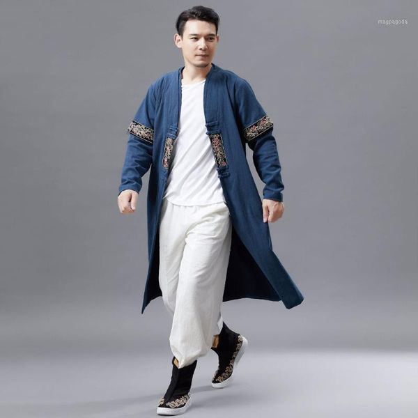 2019 spring autumn new double collar long sleeve t-shirt men's fashion long-style chinese national clothing classic design1, Red
2019 spring autumn new double collar long sleeve t-shirt men's fashion long-style chinese national clothing classic design1, Red