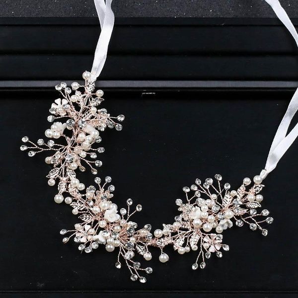 getnoivas crystal beads flower leaf ribbon headband pearl bride headpiece hair jewelry women wedding hair piece accessories sl, Golden;silver
getnoivas crystal beads flower leaf ribbon headband pearl bride headpiece hair jewelry women wedding hair piece accessories sl, Golden;silver