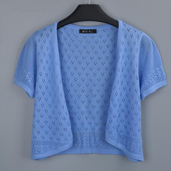 hollow out summer women v neck knitted casual short sleeve cardigans sweaters lady knitting shrugs open stitch shawl outwear 858, White;black
hollow out summer women v neck knitted casual short sleeve cardigans sweaters lady knitting shrugs open stitch shawl outwear 858, White;black