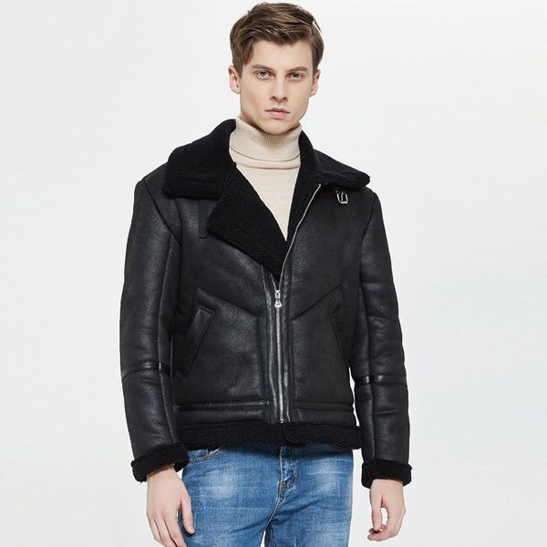 to keep warm mens faux fur line coat russian winter vintage mens fur leather jacket plus size 5xl thick velvet padded streetwear1, Black
to keep warm mens faux fur line coat russian winter vintage mens fur leather jacket plus size 5xl thick velvet padded streetwear1, Black