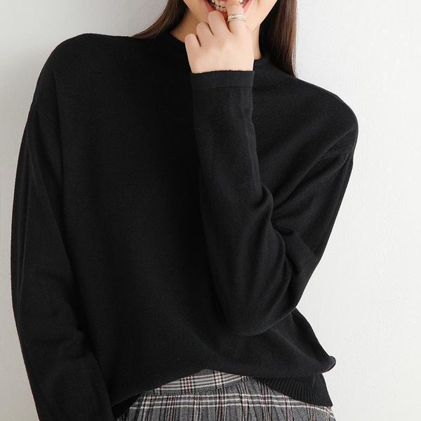 2020 ladies turtleneck long sleeve knitted autumn/winter new sweater1, White;black
2020 ladies turtleneck long sleeve knitted autumn/winter new sweater1, White;black