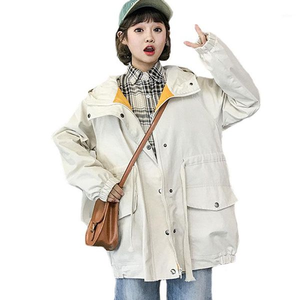 fashion hooded jacket feminine coat autumn big pocket drawstring windproof coat women winter thick bomber jacket woman1, Black;brown
fashion hooded jacket feminine coat autumn big pocket drawstring windproof coat women winter thick bomber jacket woman1, Black;brown
