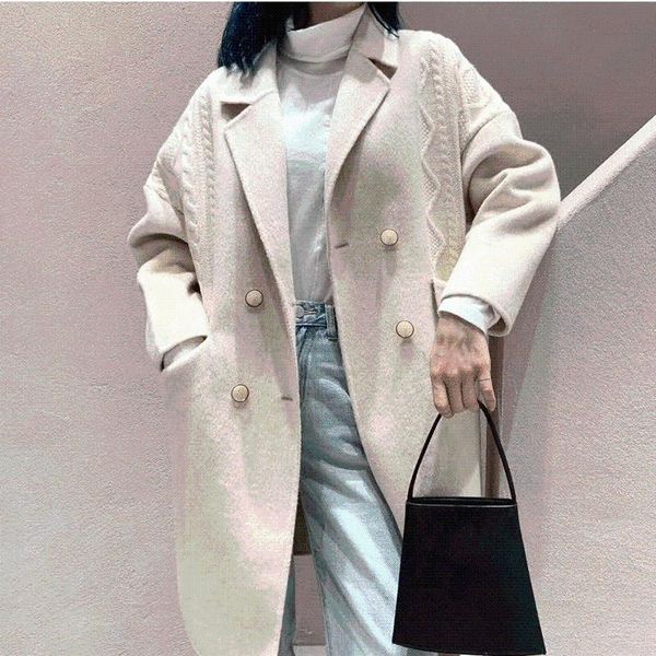 new leisure loose australian wool jacquard tit is han edition temperament of women's fashion coat coat cloth, Black
new leisure loose australian wool jacquard tit is han edition temperament of women's fashion coat coat cloth, Black