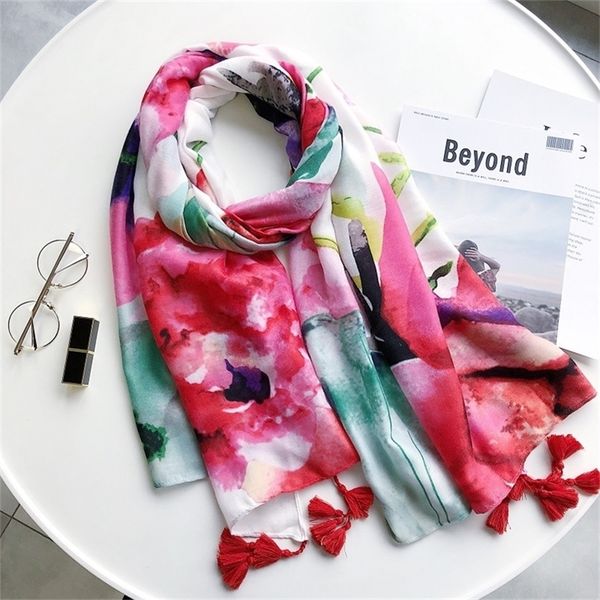 ladies fashion oil painting floral tassel viscose shawl scarf women print pashminas muffler headband muslim hijabs sjaal y201007, Blue;gray
ladies fashion oil painting floral tassel viscose shawl scarf women print pashminas muffler headband muslim hijabs sjaal y201007, Blue;gray