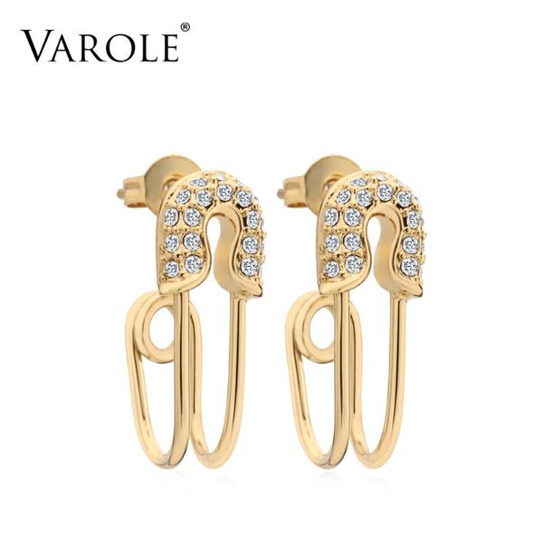 varole curved safety pin earrings shining crystal dangle earings gold color earrings for women jewelry oorbellen brincos, Golden;silver
varole curved safety pin earrings shining crystal dangle earings gold color earrings for women jewelry oorbellen brincos, Golden;silver