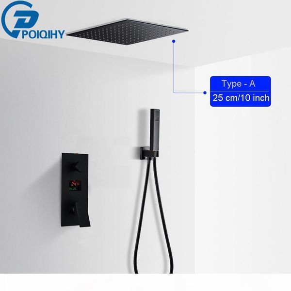 matte black shower faucet set lcd digital display waterfall bath shower mixer tap 2 3 ways diverter mixer handheld spray system bbyeal
matte black shower faucet set lcd digital display waterfall bath shower mixer tap 2 3 ways diverter mixer handheld spray system bbyeal