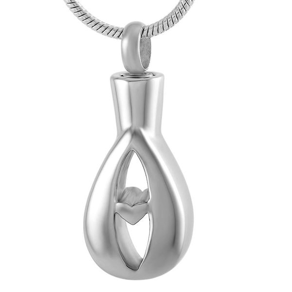small heart in teardrop 316l stainless steel pendant necklace cremation urns jewelry to hold pet keepsake gifts, Silver
small heart in teardrop 316l stainless steel pendant necklace cremation urns jewelry to hold pet keepsake gifts, Silver