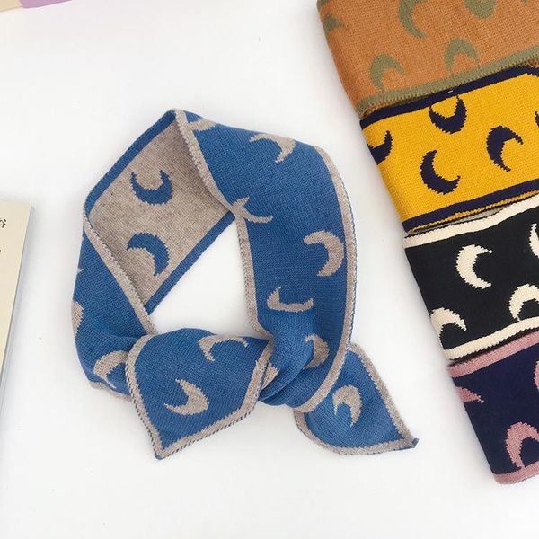 scarves 95*9.5cm moon knitted small scarf fashion double-sided all-match front point neckerchief women's, Blue;gray
scarves 95*9.5cm moon knitted small scarf fashion double-sided all-match front point neckerchief women's, Blue;gray