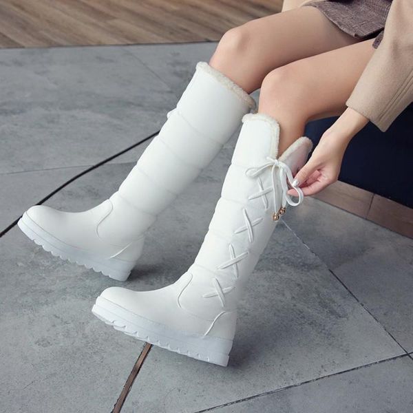 boots 2021 woman snow women knee high height increasing fashion round toe rubber sole cross-tied winter black
boots 2021 woman snow women knee high height increasing fashion round toe rubber sole cross-tied winter black