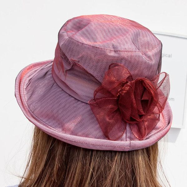 wide brim hats bow flower vintage bucket women summer panama hat casual solid outdoor foldable red ladies fishing beach, Blue;gray
wide brim hats bow flower vintage bucket women summer panama hat casual solid outdoor foldable red ladies fishing beach, Blue;gray