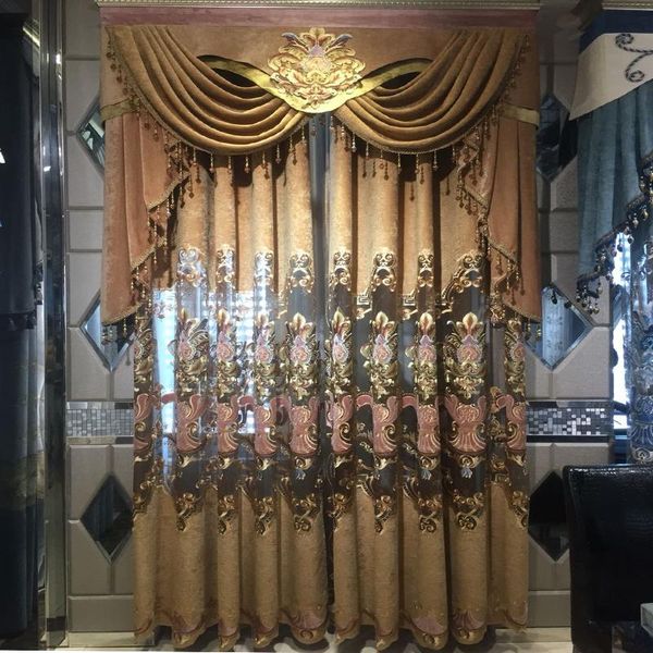european american light luxury hao hua kuan embroidered curtains living room study bay window with floor-to-ceiling windows
european american light luxury hao hua kuan embroidered curtains living room study bay window with floor-to-ceiling windows