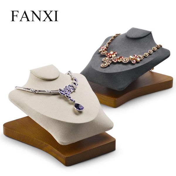 fanxi solid wooden jewelry display mannequin model necklace/pendant bust jewelry expositor showcase, Pink;blue
fanxi solid wooden jewelry display mannequin model necklace/pendant bust jewelry expositor showcase, Pink;blue