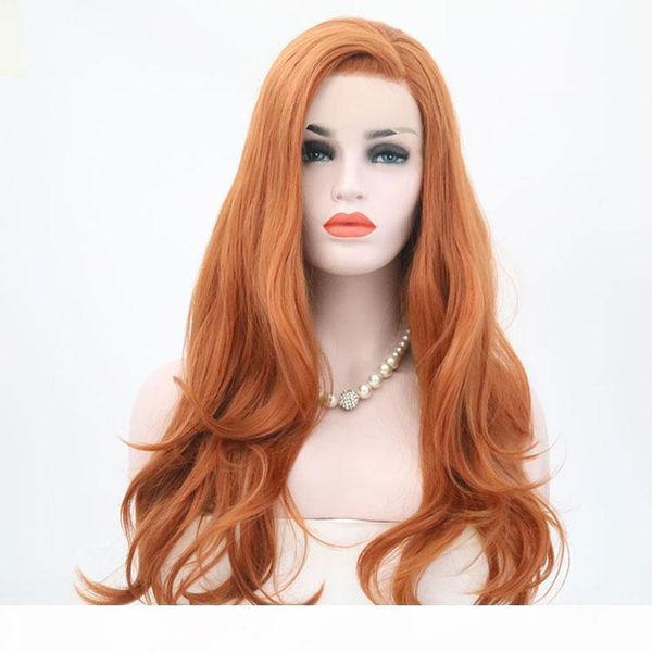 lace front wigs orange color natural hairline glueless light orange synthetic lacefront heat resistant fiber hair wig side parting for women, Black;brown
lace front wigs orange color natural hairline glueless light orange synthetic lacefront heat resistant fiber hair wig side parting for women, Black;brown