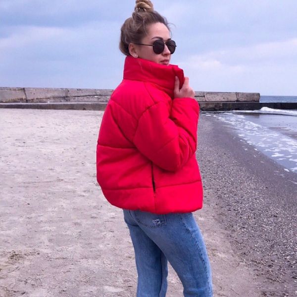 winter warm short jacket women cotton padded autumn solid parkas female fashion casual parka coat womens puffer jackets 201027, Black
winter warm short jacket women cotton padded autumn solid parkas female fashion casual parka coat womens puffer jackets 201027, Black