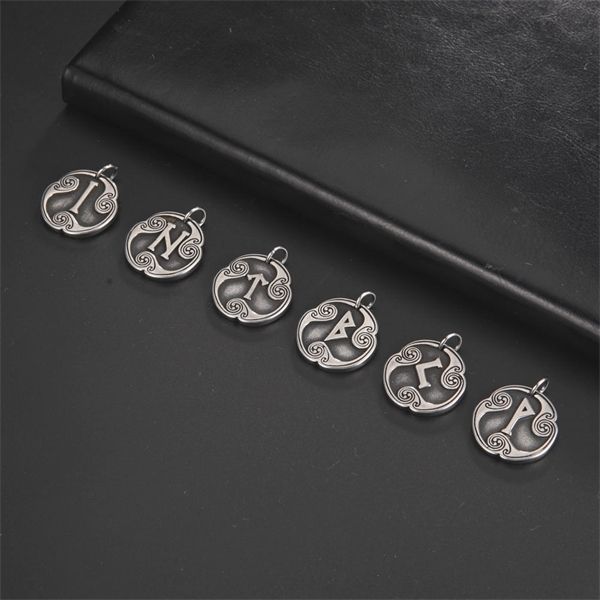 eueavan 10pcs wholesale vintage runes diy charms for necklace bracelet pendants accessories stainless steel jewelry q1216, Silver
eueavan 10pcs wholesale vintage runes diy charms for necklace bracelet pendants accessories stainless steel jewelry q1216, Silver