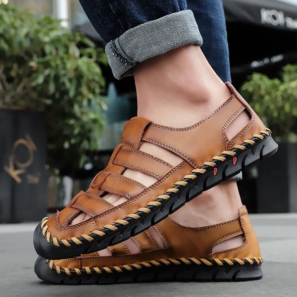summer sandals men mesh breathable beach sandals men shoes non-slip outdoor men's sandals casual male footwear big size 48 t200420, Black
summer sandals men mesh breathable beach sandals men shoes non-slip outdoor men's sandals casual male footwear big size 48 t200420, Black