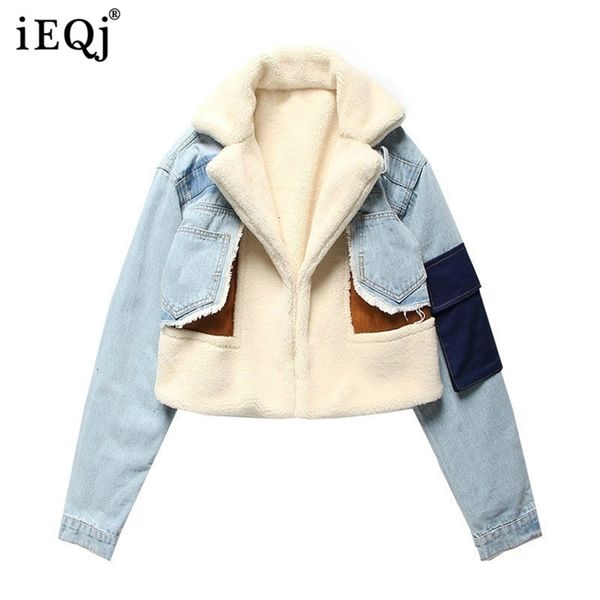 ieqj leisure full sleeve wool liner wde waisted turn down collar women slim patchwork woolen coat autumn winter td659 211216, Black
ieqj leisure full sleeve wool liner wde waisted turn down collar women slim patchwork woolen coat autumn winter td659 211216, Black