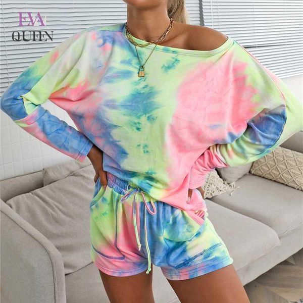 evaqueen tie dye casual basic t shirt two piece set women outfits long sleeve and shorts autumn 2020 set women tracksuit1, Gray
evaqueen tie dye casual basic t shirt two piece set women outfits long sleeve and shorts autumn 2020 set women tracksuit1, Gray