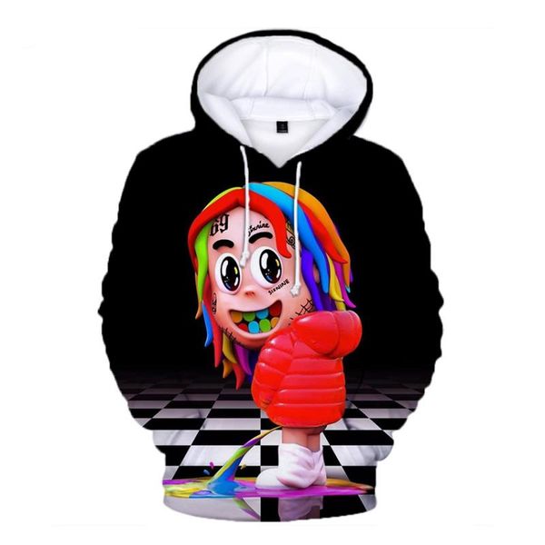6ix9ine men 3d print gooba hop cool rapper hoodie hip pullover casual and women mjeue, Black
6ix9ine men 3d print gooba hop cool rapper hoodie hip pullover casual and women mjeue, Black