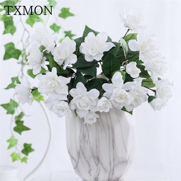 high-end simulation gardenia 7 head bunches of flowers living room home decor flowers beautiful color real shooting
high-end simulation gardenia 7 head bunches of flowers living room home decor flowers beautiful color real shooting