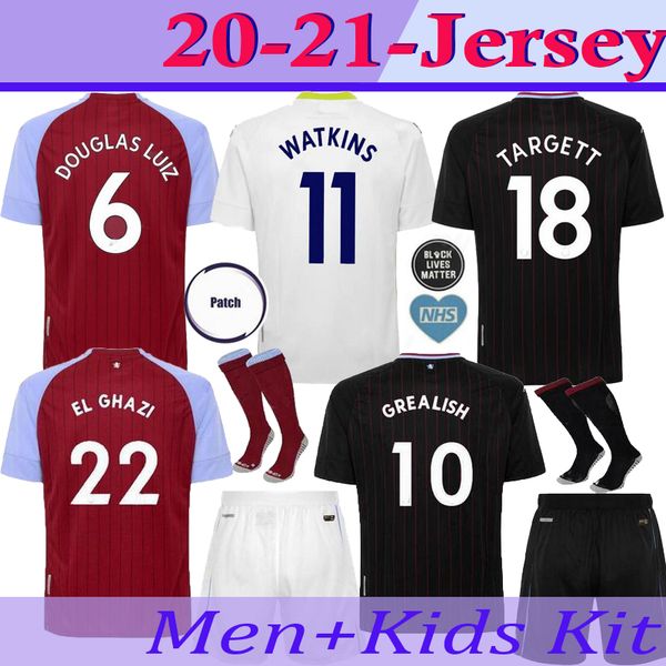20 21 aston villa away soccer jersey home 2020 2021 samatta targett grealish wesley douglas luiz mcgim el black men kids kit football shirts, Black;yellow
20 21 aston villa away soccer jersey home 2020 2021 samatta targett grealish wesley douglas luiz mcgim el black men kids kit football shirts, Black;yellow