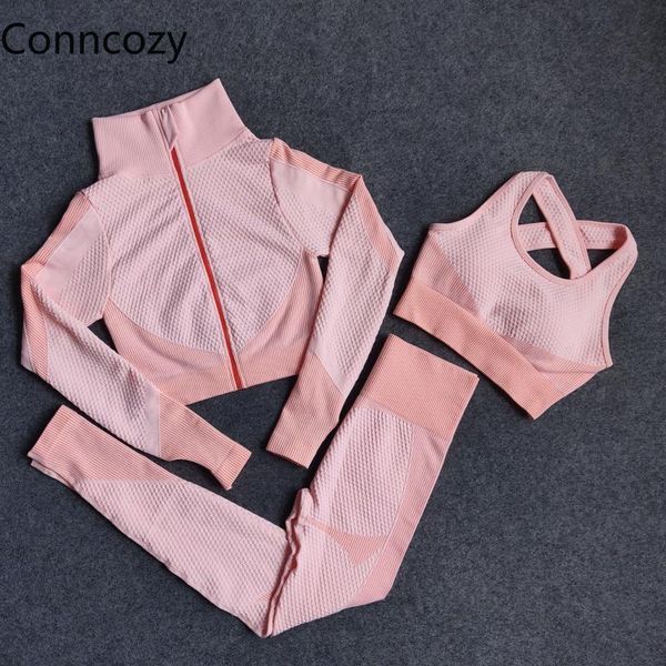 yoga outfits women fitness sport suit seamless 3pcs sets long sleeve autumn winter clothing female gym suits knit running set, White;red
yoga outfits women fitness sport suit seamless 3pcs sets long sleeve autumn winter clothing female gym suits knit running set, White;red