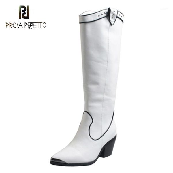 boots leather high women rivet decoration thick heel pointed toe layer cowhide thinner side zipper mid calf knight boots1, Black
boots leather high women rivet decoration thick heel pointed toe layer cowhide thinner side zipper mid calf knight boots1, Black