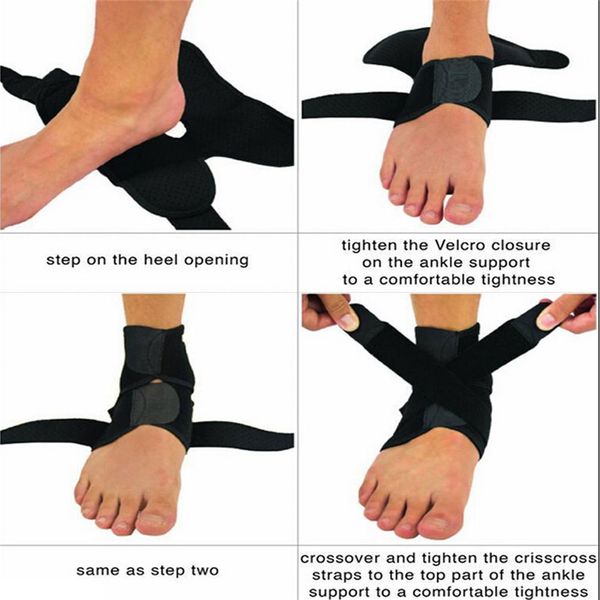 safety ankle support gym running protection black foot bandage elastic ankle brace band guard sport tobilleras deportivas 1pc48, Blue;black
safety ankle support gym running protection black foot bandage elastic ankle brace band guard sport tobilleras deportivas 1pc48, Blue;black