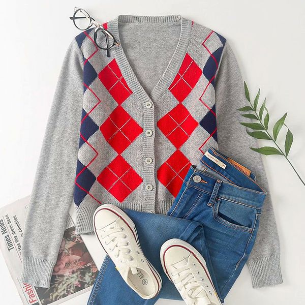 2021 new women cardigan sweaters wool autumn winter thick warm v-neck plaid cardigans casual long sleeve pull female outwear coat qpws, White;black
2021 new women cardigan sweaters wool autumn winter thick warm v-neck plaid cardigans casual long sleeve pull female outwear coat qpws, White;black