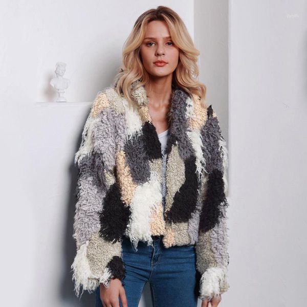 2019 new shaggy faux fur coat women winter warm hooded fur jacket streetwear outwear overcoat elegant fake hood coat pocket1, Black
2019 new shaggy faux fur coat women winter warm hooded fur jacket streetwear outwear overcoat elegant fake hood coat pocket1, Black