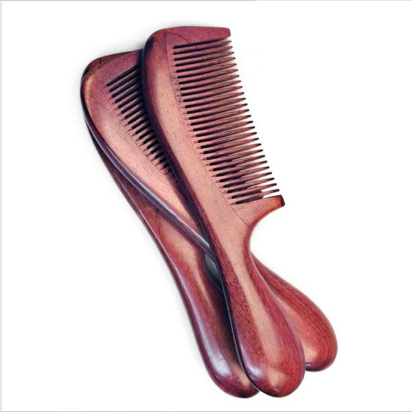 anti-static handicraft natural violet wood sandal hair combs fine comb round handle wooden detangling hair combs brush, Silver
anti-static handicraft natural violet wood sandal hair combs fine comb round handle wooden detangling hair combs brush, Silver