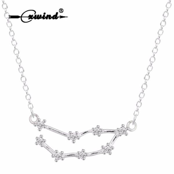 pendant necklaces cxwind capricorn sign astrology necklace cute zircon constellation star & pendants fashion women chain jewelry, Silver
pendant necklaces cxwind capricorn sign astrology necklace cute zircon constellation star & pendants fashion women chain jewelry, Silver