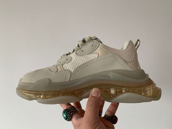 2020 paris triple s clear bottom rubber shoes luxury low sneakers triple s men's and women daddy platform sports trainers shoes 36-45, Black
2020 paris triple s clear bottom rubber shoes luxury low sneakers triple s men's and women daddy platform sports trainers shoes 36-45, Black