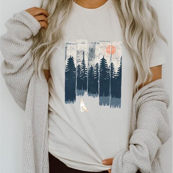 women graphic forest mountain casual 90s spring summer printing lady clothes clothing tees print female tshirt t-shirt, White
women graphic forest mountain casual 90s spring summer printing lady clothes clothing tees print female tshirt t-shirt, White