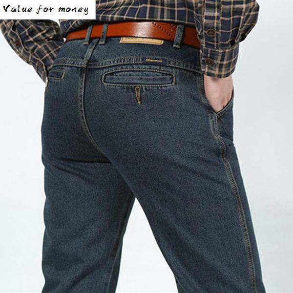denim casual men's pants 100% cotton high waist male straight jeans denim overalls men classic autumn men trousers, Blue
denim casual men's pants 100% cotton high waist male straight jeans denim overalls men classic autumn men trousers, Blue